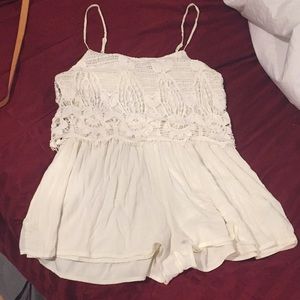 Ivory AEO romper, medium